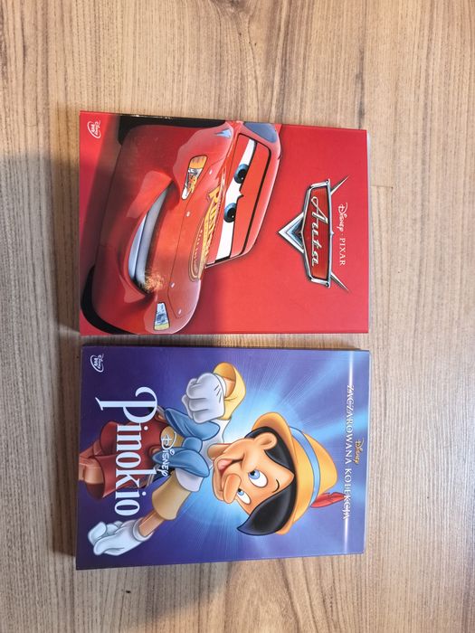 Płyty DVD Disney 2szt. Pinokio i Auta