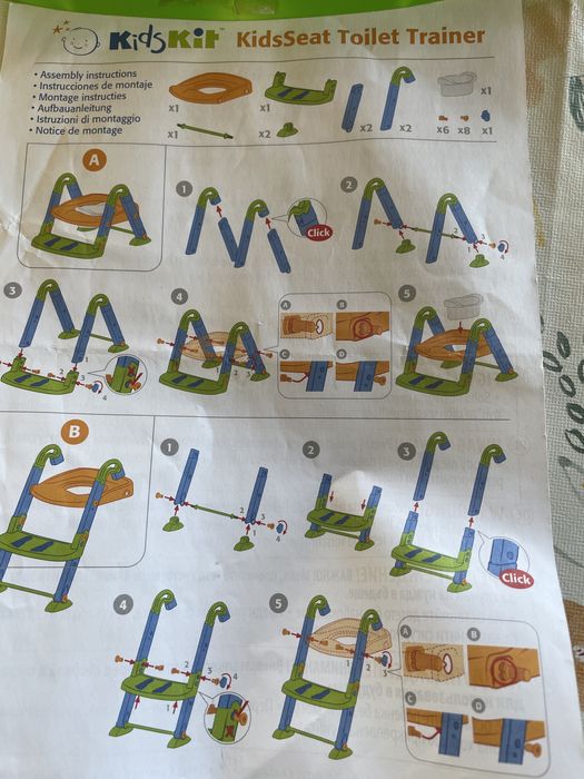 Bacio de treino para a sanita