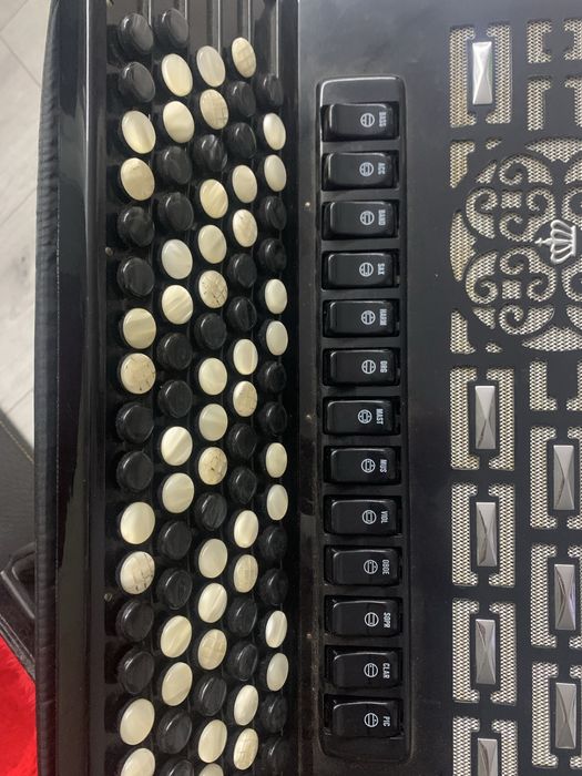 Acordeão guerrini 120bx c/ conversor