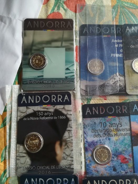 Moedas 2 Euros Andorra