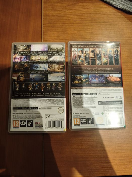 Octopath Traveler 1 e 2 switch