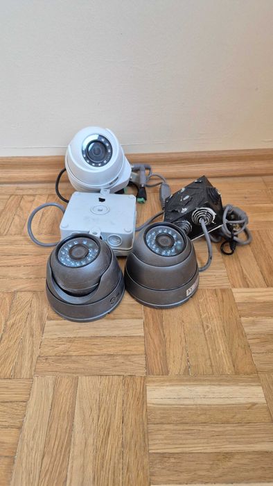 Monitoring BCS - 3 kamery + rejestrator z dyskiem