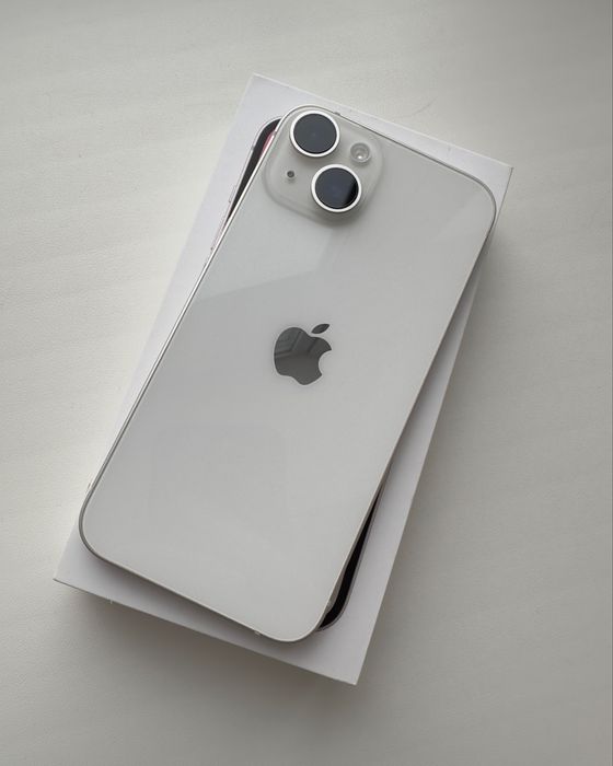 iPhone 14 128gb White Neverlock фіз сім, айфон 14 128гб неверлок ідеал