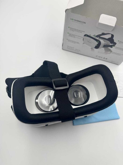 VR Shinecon Okulary VR Gogle 3D białe
