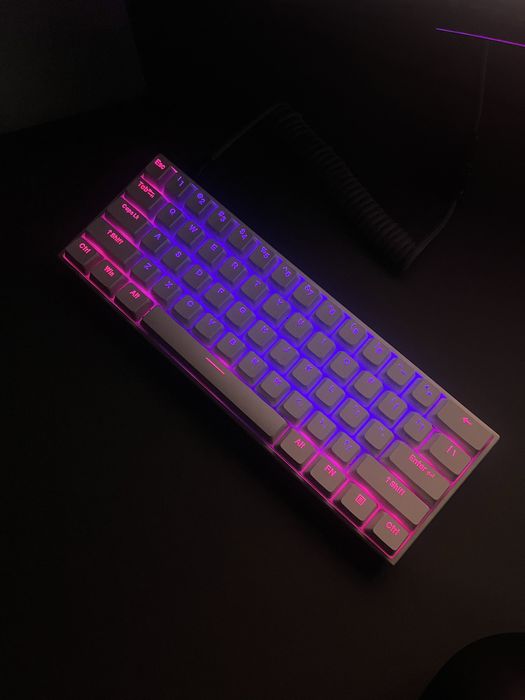 ANNE PRO 2 - Klawiatura Mechaniczna 60% Bluetooth/USB-C biała
