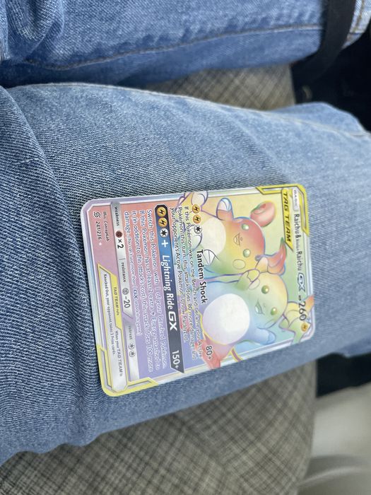 Carta pokémon rainbow teg team