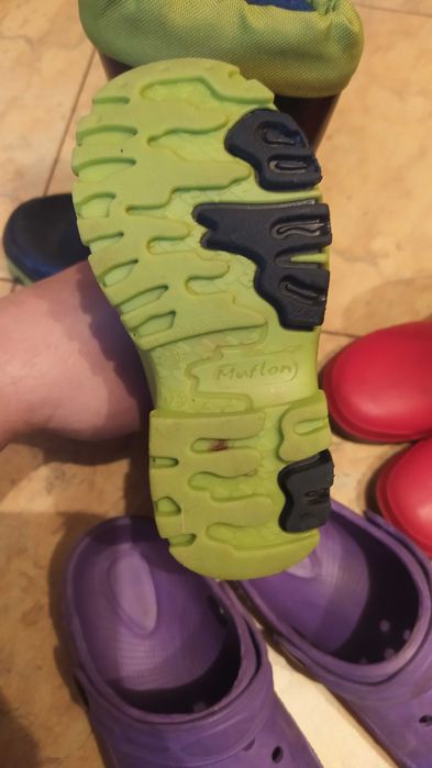 Buciki gumowce rozne rozmiary