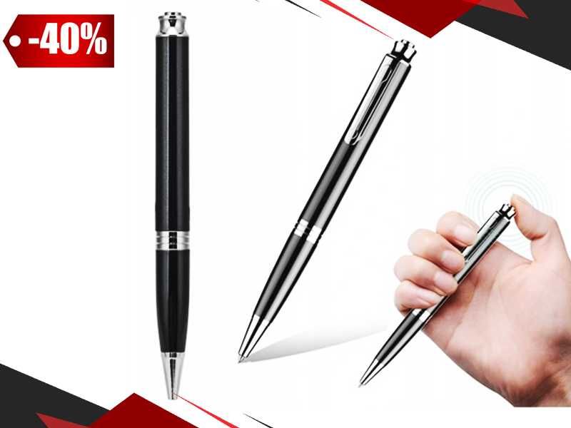 Nowy DŁUGOPIS MINI DYKTAFON Ukryty Detekcja Mikrofon (GRATIS)