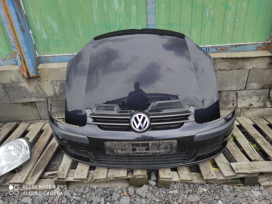VW golf 5 V LC9Z maska zderzak lampy wzmocnienie klapa