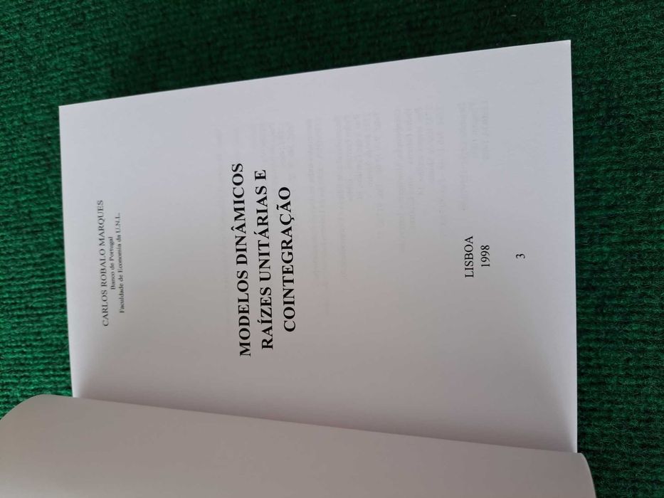 Modelos Dinâmicos, Raízes Unitárias e Cointegração - C. Robalo Marques