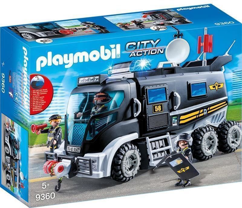 Playmobil city action pojazd  jednostki specjalnej 9360