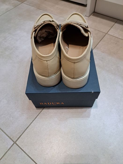 Półbuty skórzane Badura