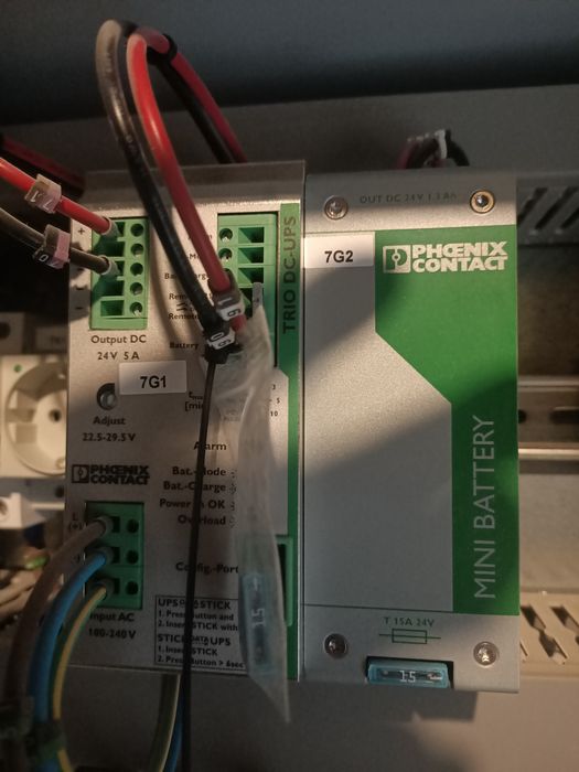 Szafa Schneider- Delta PLC i HMI, Phoenix UPC