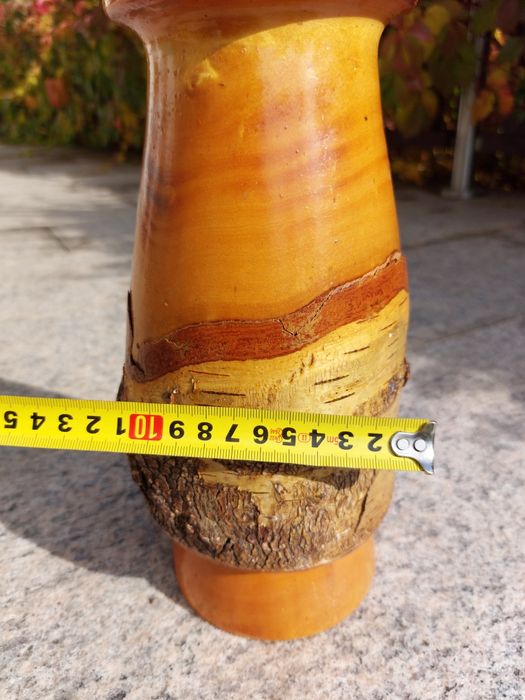 Wazon drewniany PRL
