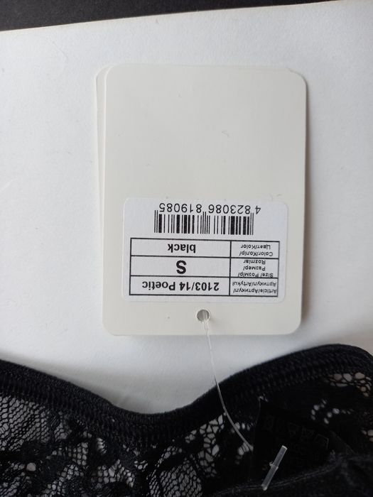 Трусы стринги бикини Jasmine р. S  чёрные