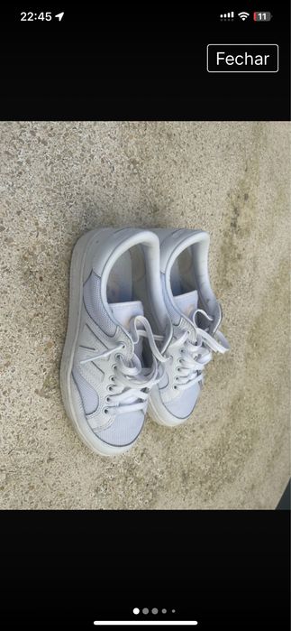 Sapatilhas new balence brancas