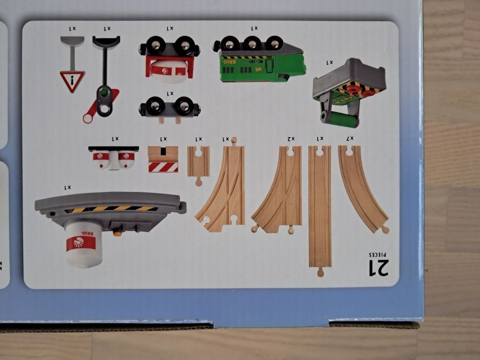 Kolejka BRIO 33517 zestaw zdalnie sterowany NOWY tory lokomotywa