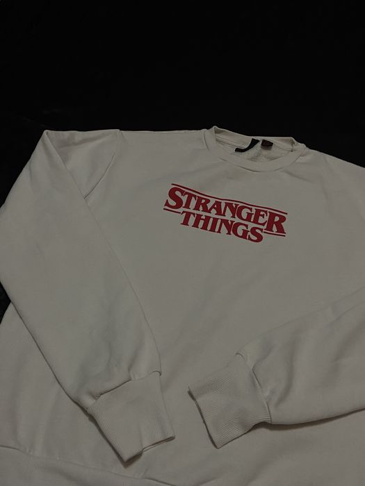 Білий світшот Stranger Things | Netflix