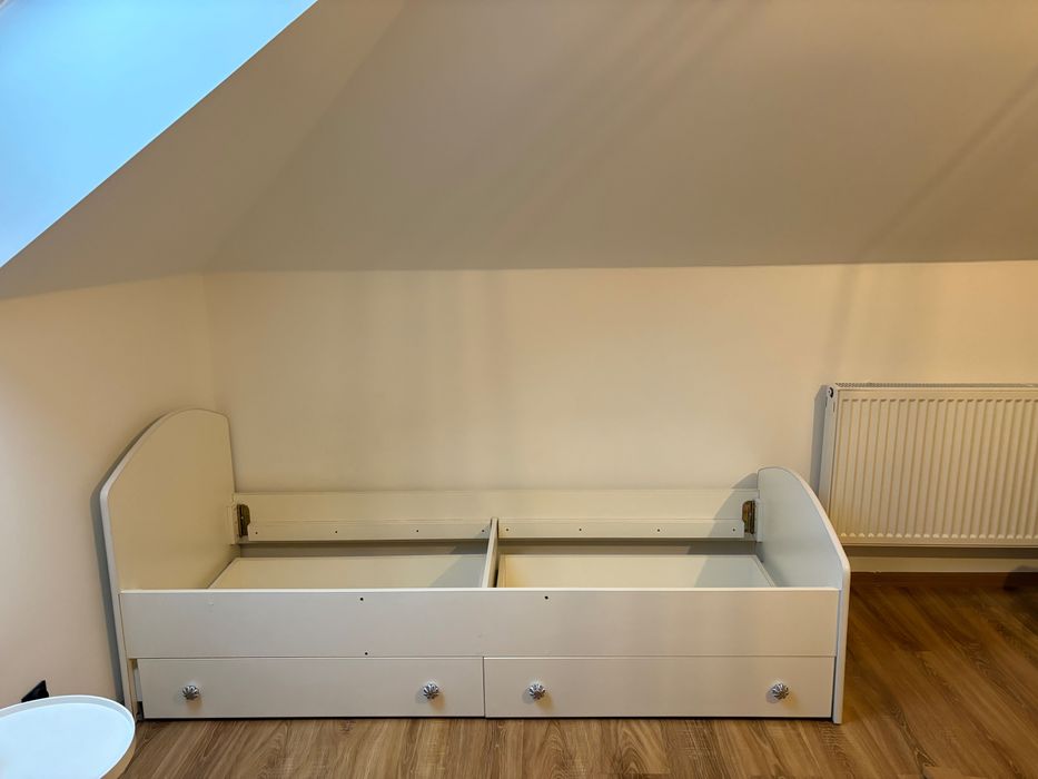 Łóżko dziecięce białe