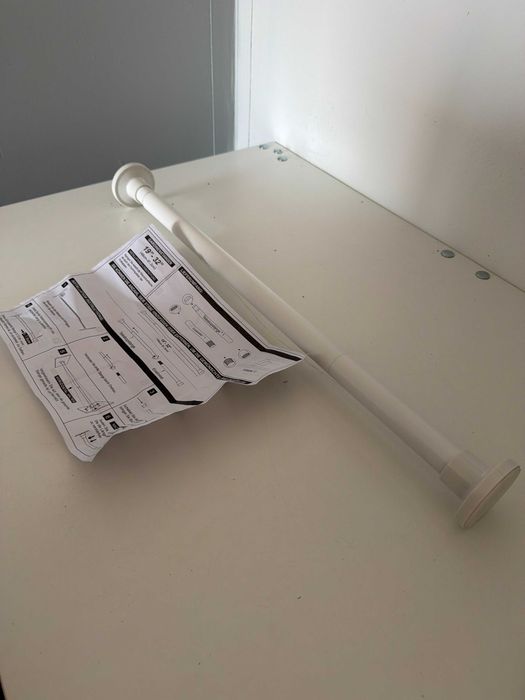 Biały karnisz drążek nowy  DARMOWA DOSTAWA