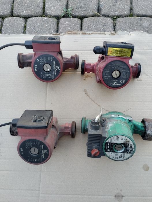 Pompa obiegowa do instalacji grzewczych  4 szt