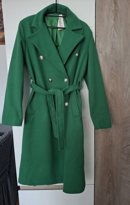 Płaszczyk butelkowa zieleń