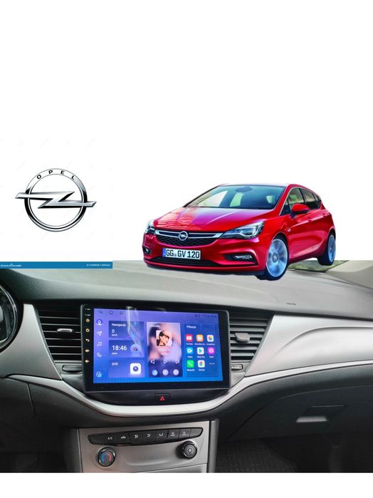 Rádio Opel Astra K Android 14 com GPS