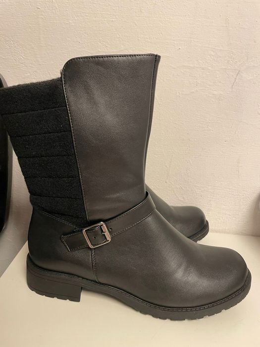 B.P.C kozaki eko skóra czarne r.39