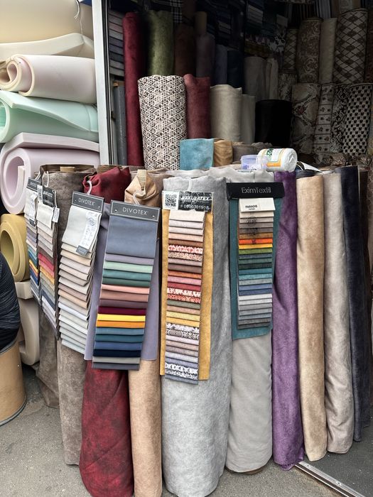 Меблева тканина Шкірзам Поролон Ткань для мебели мебельная ткань