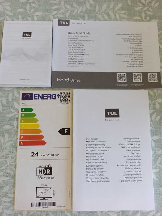 Smart TV TCL 32ES560 (LED - 32'' - 81 cm - HD - E) + Suporte TV p/parede ONE FOR ALL. IMPERDÍVEL!!!
