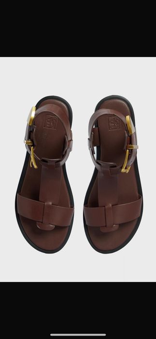 Женские кожаные босоножки  сандали 25 см