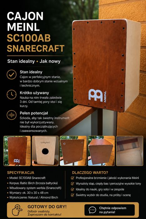 Cajon,Kahon,perkusja