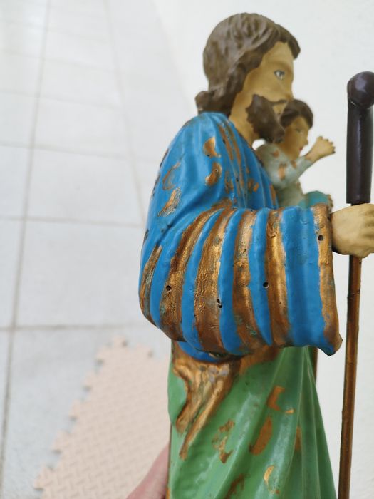 São José antigo de madeira