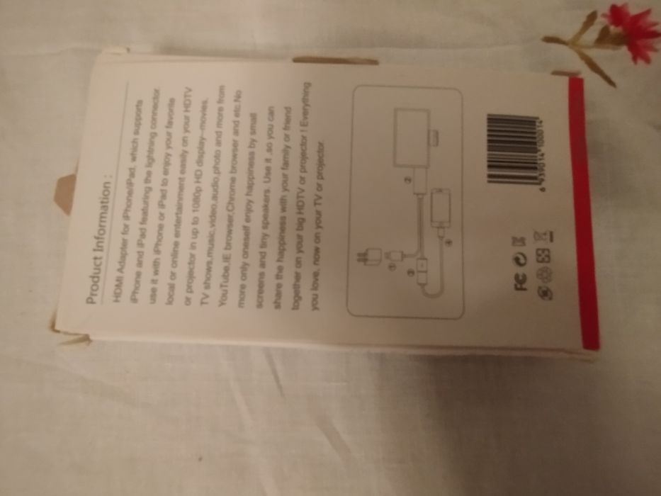 Cabo Adaptador Universal HDMI para Telemóvel (iPhone e Android) - Novo ecrã telemóvel na TV