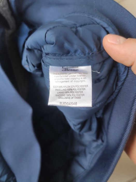 Kurtka pikowana Ellesse jesienna ocieplana unisex r. S