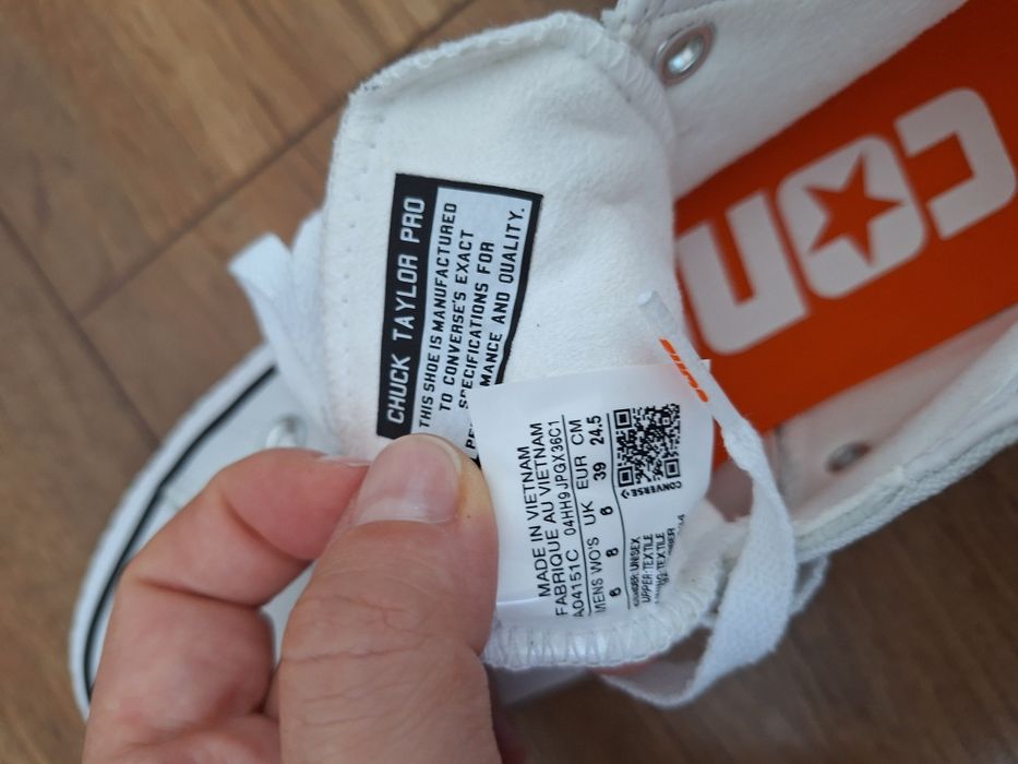 Nowe trampki converse damskie białe 39