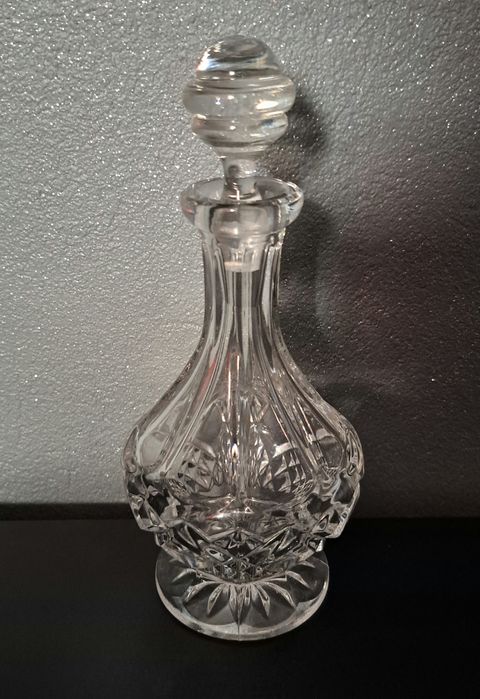 Kryształowa karafka Bohemia szkło z PRL Vintage