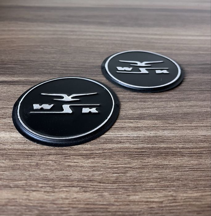 NOWE POLSKE emblematy emblemat TŁOCZONY na zbiornik WSK 125 WSK 175