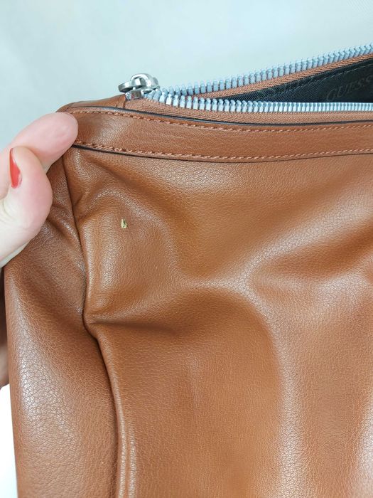 Nowa męska torba weekendowa walizka podróżna brązowa duża xxl wada