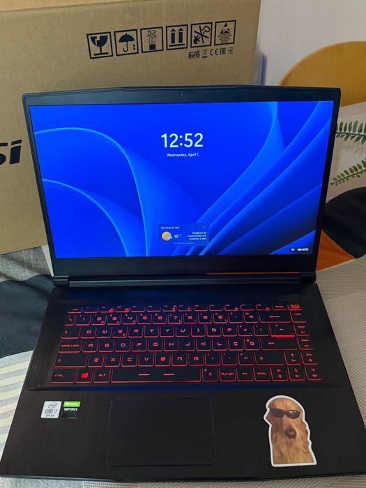 Portátil Gaming MSI GF65 Thin 10SER – Alto Desempenho