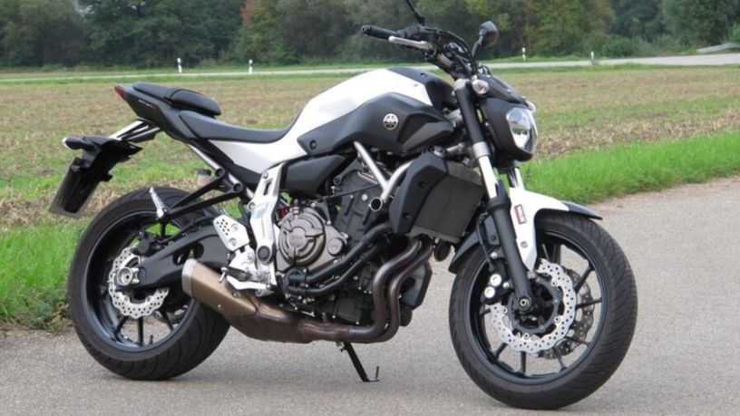 Yamaha MT07 Linka podnozek kierunkowskaz przelacznik pompa przewod set