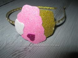 Ободок,Обруч Йолка,Лиса,Божа коровка,Мікі Маус, Морозиво, Жабка,Бджілк