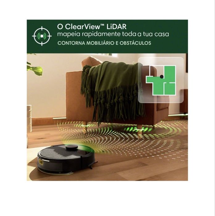 Robo aspira e lava sozinho