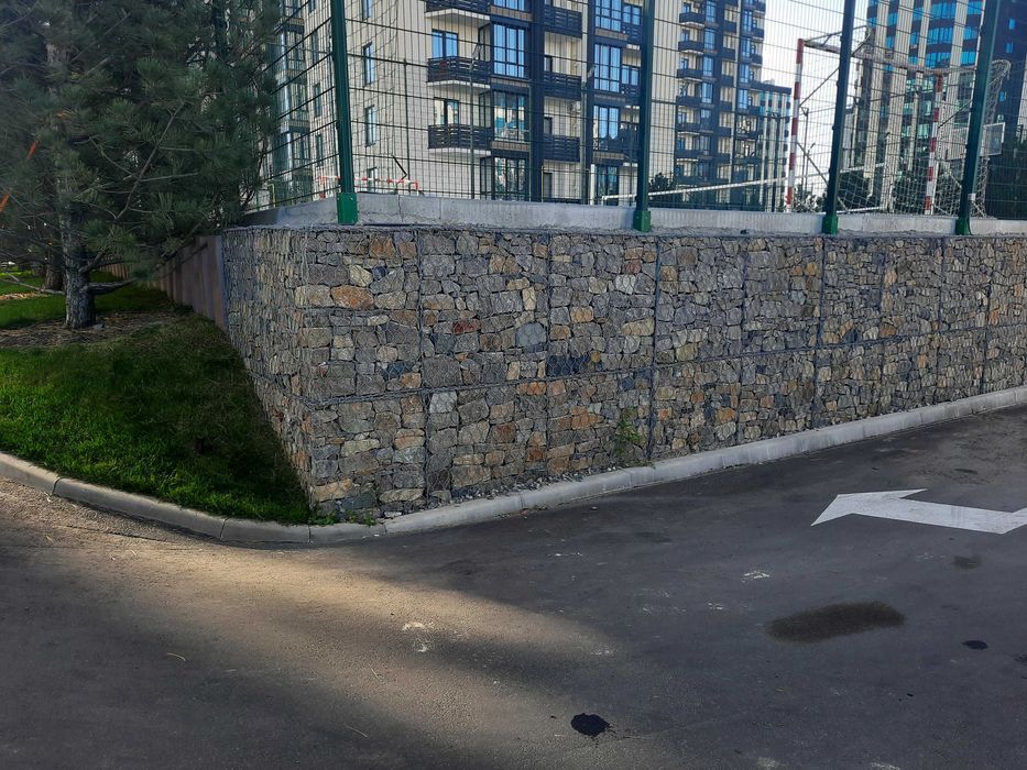 Габіони плетені для берегоукріплення, підпірних стін