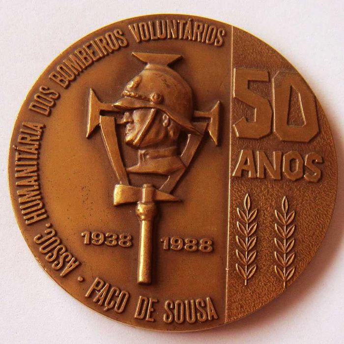 Medalha de Bronze 50 Anos dos Bombeiros Voluntários de Paço de Sousa