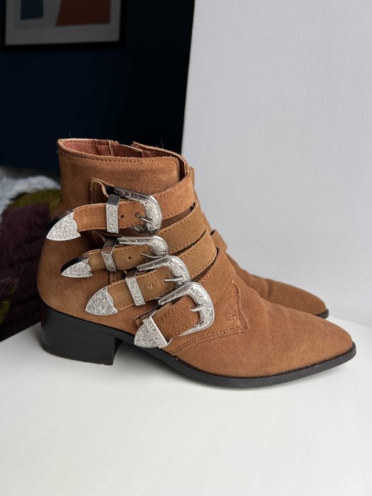 Чобітки замшеві By very  24 см устілка