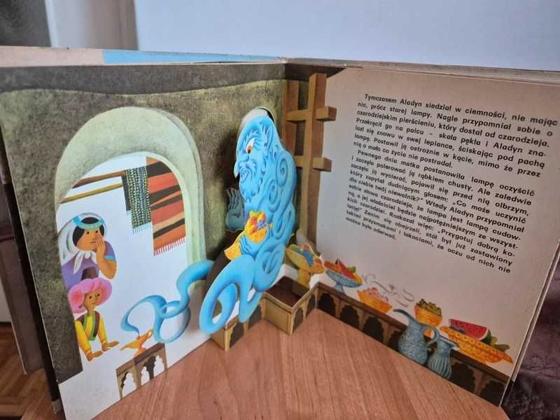 Cudowna lampa Aladyna rozkładana 3D 1978r.