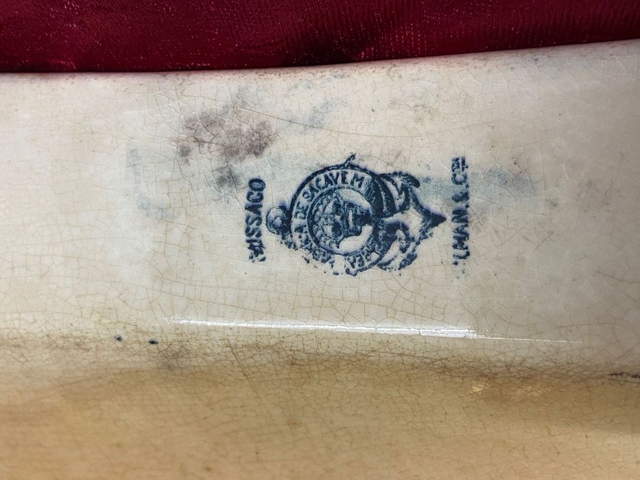 Faianças cerâmicas e louça da Real Fábrica de Sacavem antiga 3