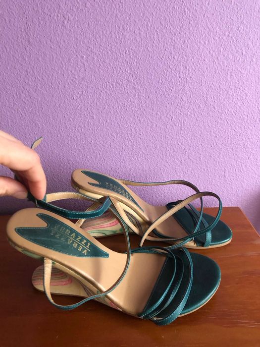 Sandálias verdes