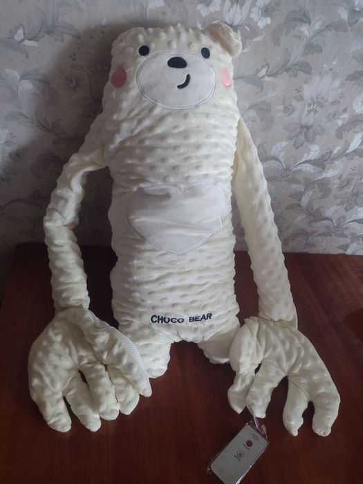 Choco bear usypiacz miś klepiś poklepująca przytulanka